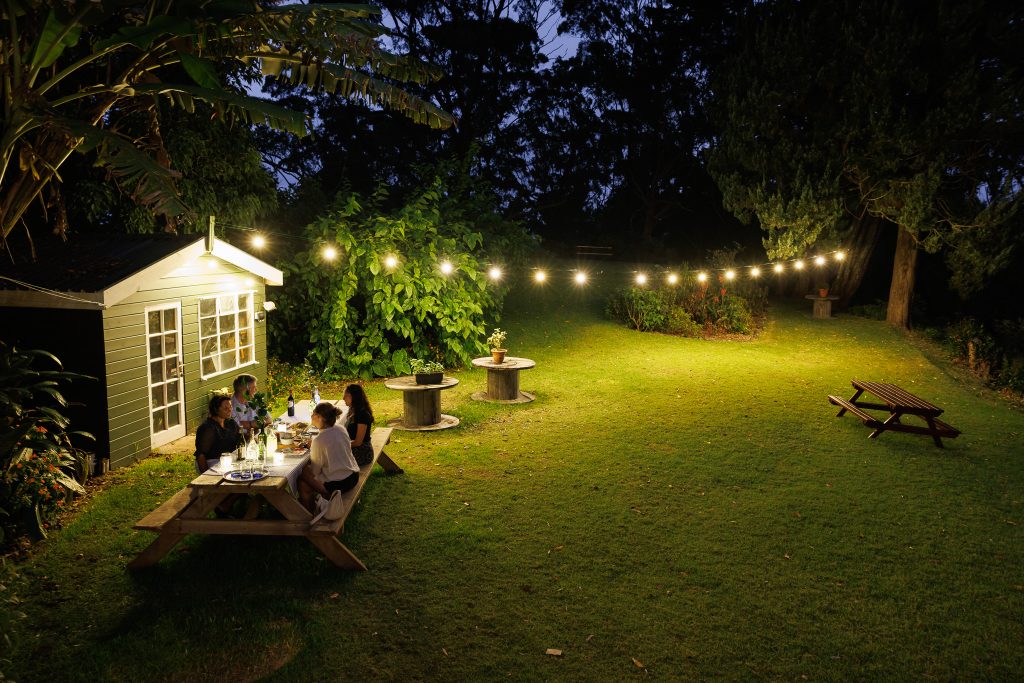 A home-hosting meal in Sandy Bay. Photo by Mathias Falcone